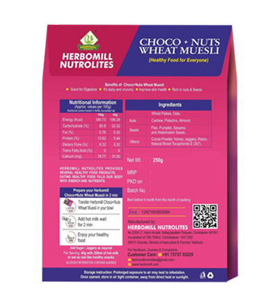 Choco + Nuts Wheat Muesli