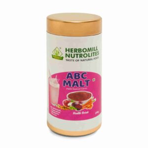 the herbomill abc malt powder, 250g|dry fruits|apple beetroot carrot mix|chemical free|for kids & adults